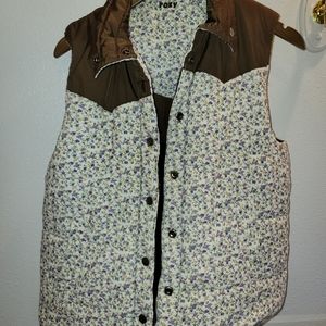 Reversible Roxy puffer vest